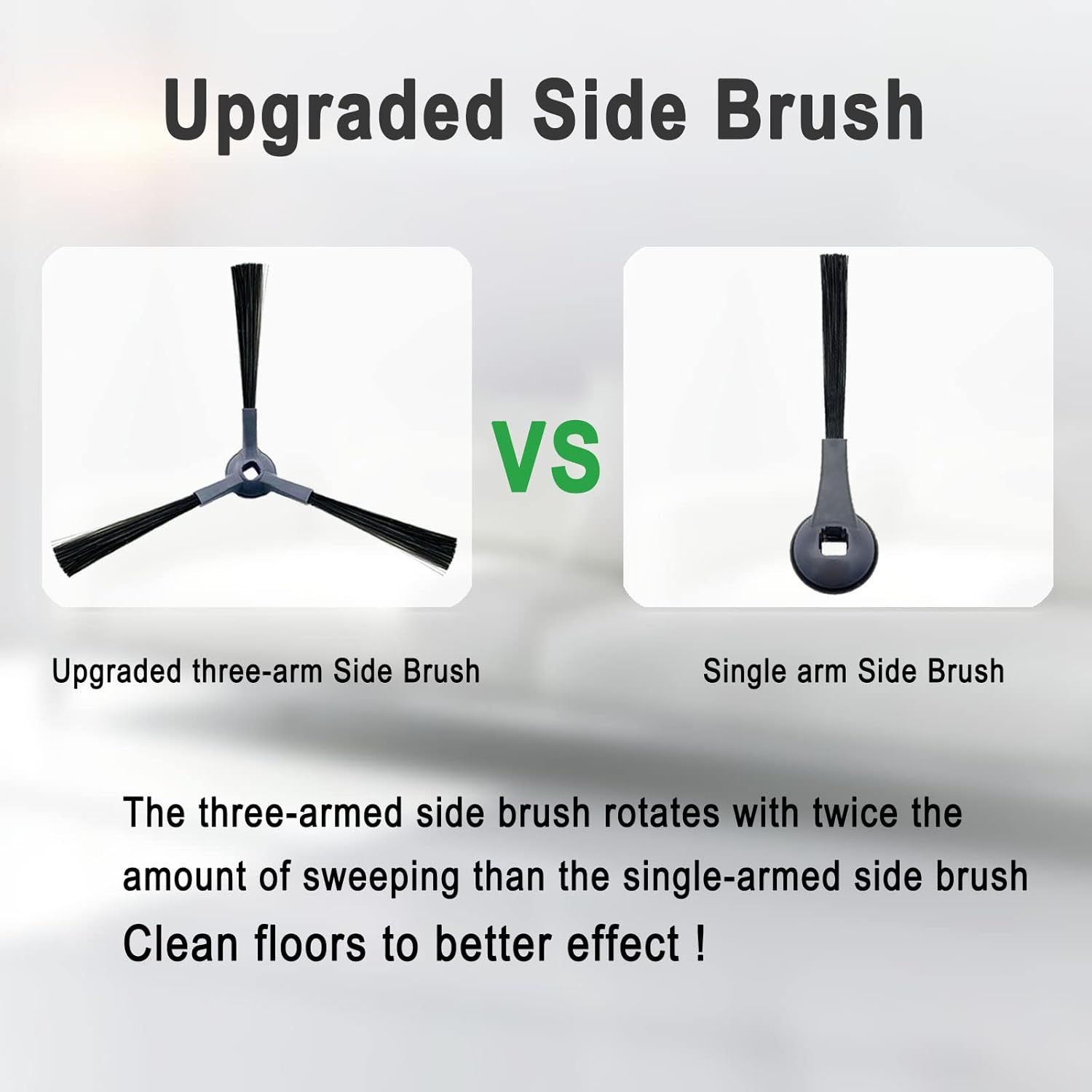 Upgraded Side Brushes Replacement or Shark IQ R101AE RV1001AE AV912S AV911S AV1010AE RV1000 AV970 AV993 AV1002AE Shark AI AV2501S AV2501AE RV2610WD RV2610WA โ image 4
