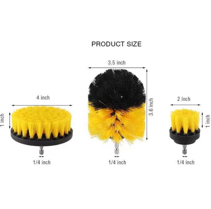 20-Piece set Ultimate Car Detailing Kit - Drill Brush & Polishing Pad Set for Car Interior, Wheels, and Exterior Cleaning โ image 4