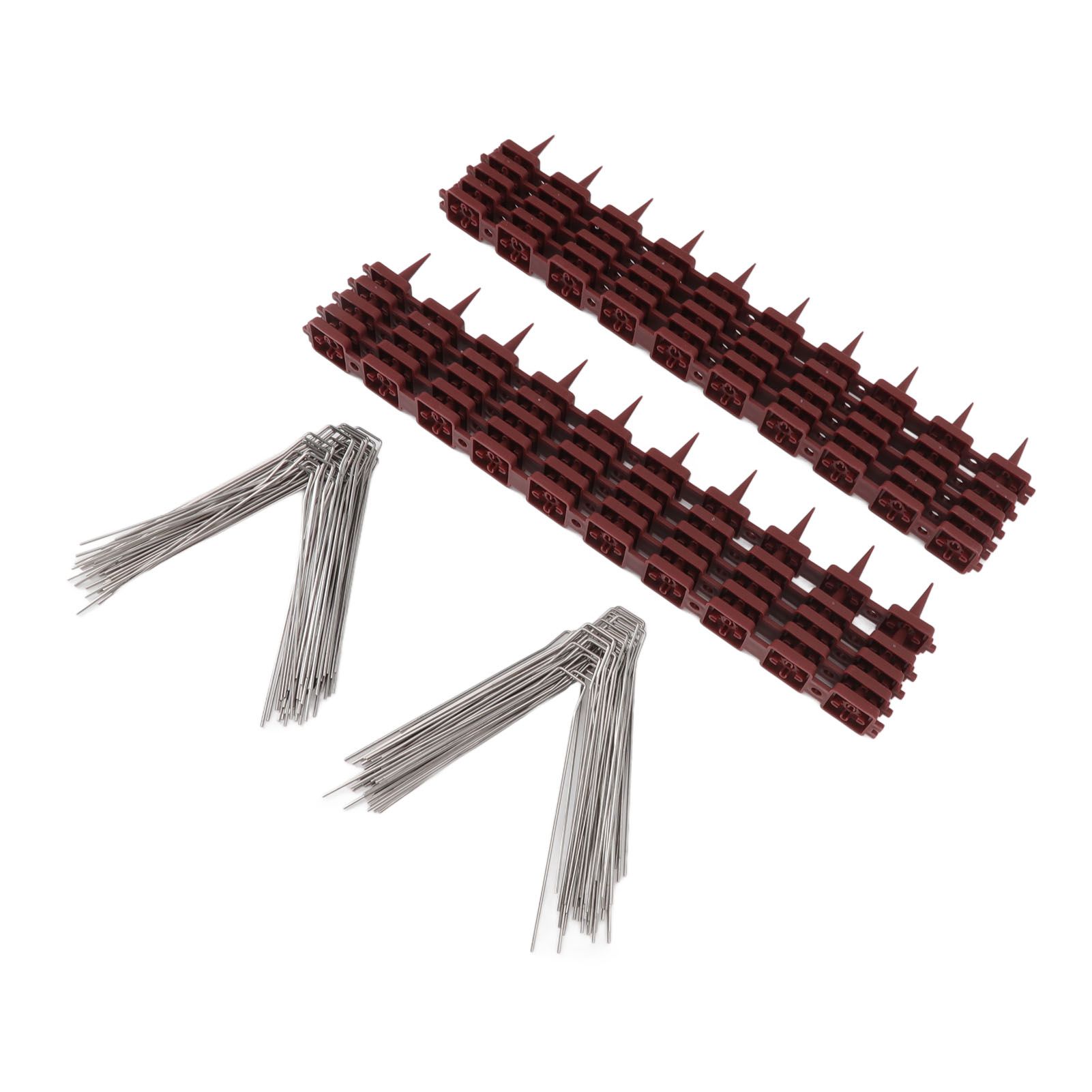Bird Spikes 15 Feet Stainless Steel Pigeon Deterrent Spikes for Fence Roof Mailbox Window SK430 (2+2) — image 6