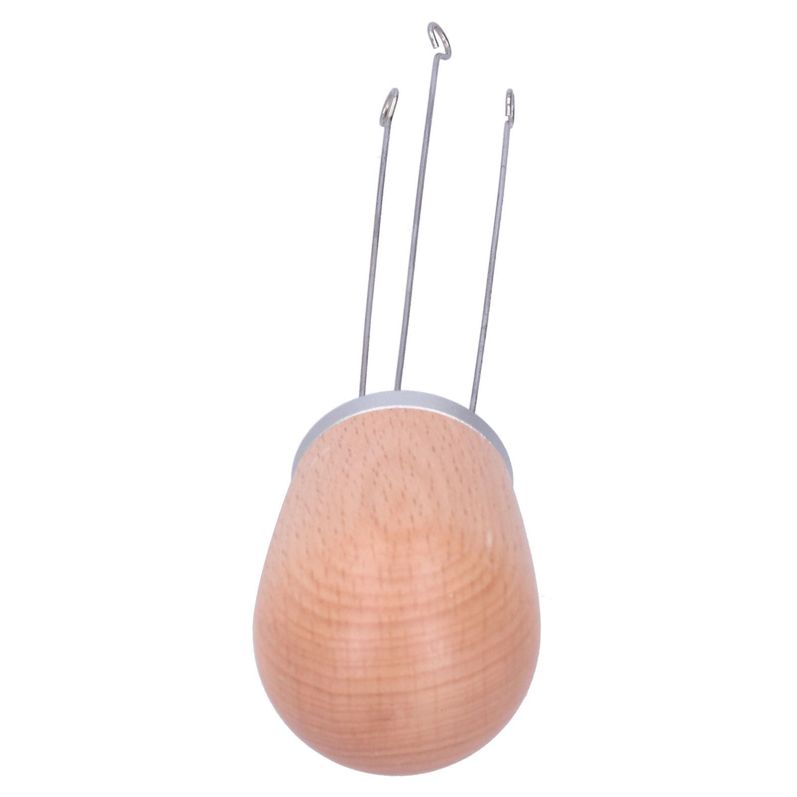 Needle Type Coffee Powder Distributor Wood Handle Coffee Stirrer Distribution Tool(Silver Cover Beech ) β image 6
