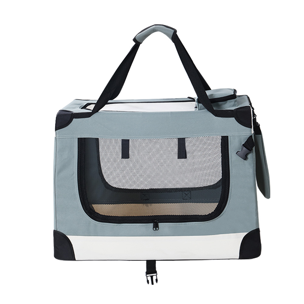 i.Pet Pet Carrier Soft Crate Dog Cat Travel 70x52CM Portable Foldable Car Large — image 3