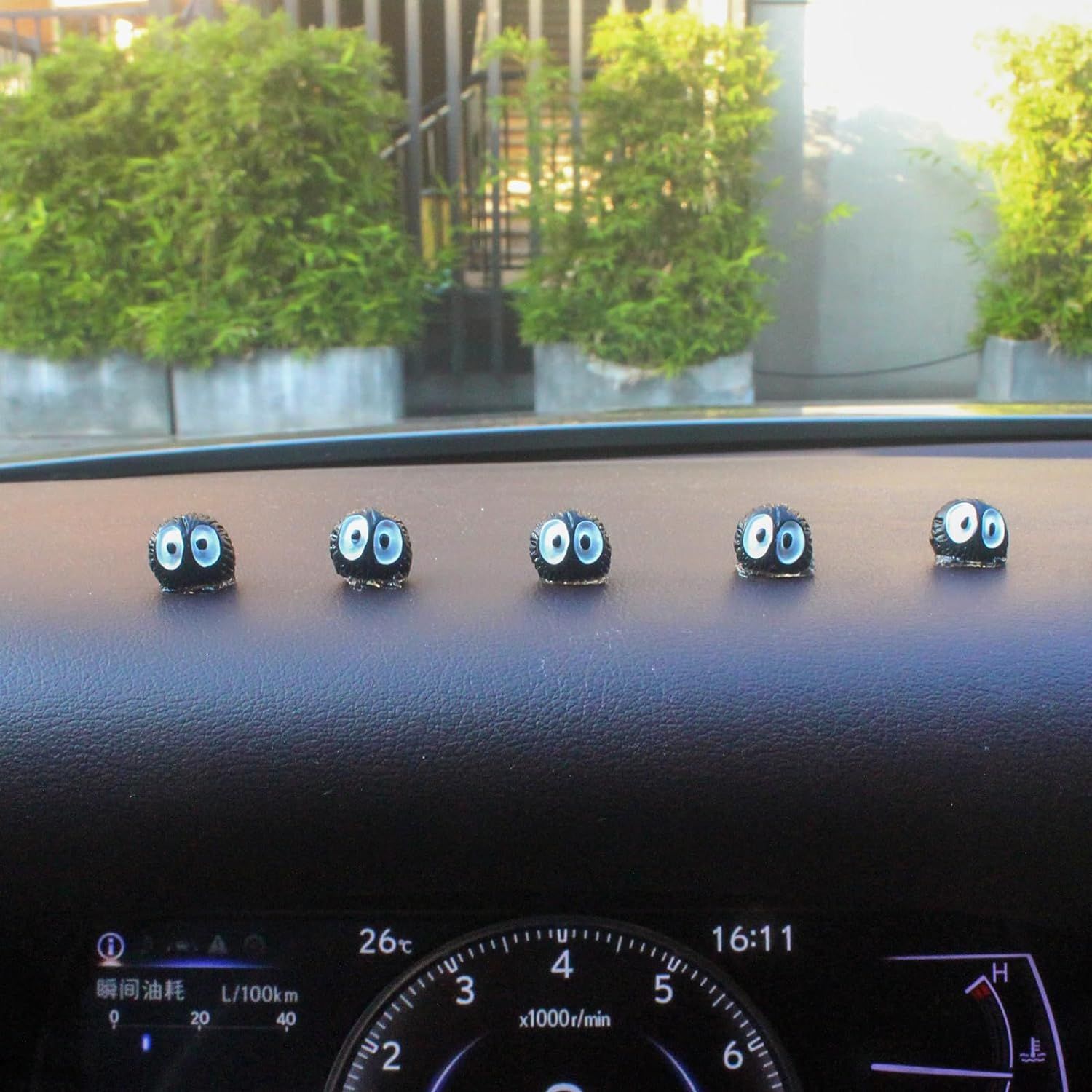20 Pcs Cute Soot Sprites Car Rearview Mirror Accessories - Funny Dashboard Decor for Cute Car Ornament Gifts and Interior Decors โ image 3