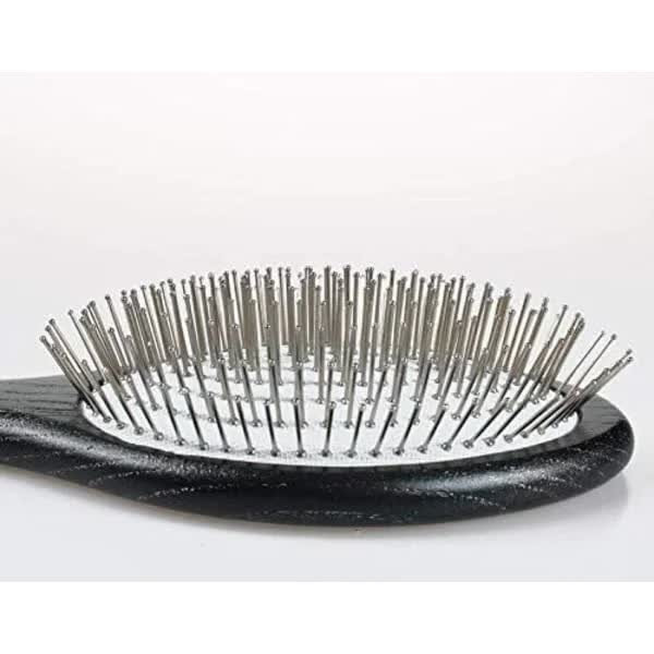 Paddle Brush with Metal Spikes - Hairbrush for Women/Men/Children to Detangle and Massage, Anti-Static, Best for All Hair Types โ image 3
