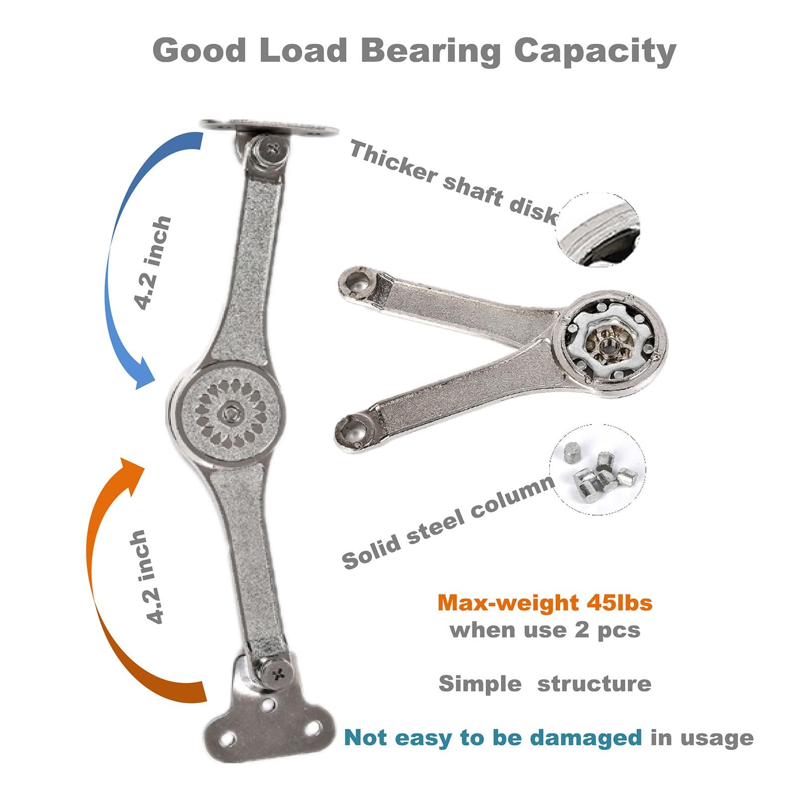 360 degree rotating support rod for cabinet doors, allowing for arbitrary parking. Hardware accessories for wardrobes — image 5