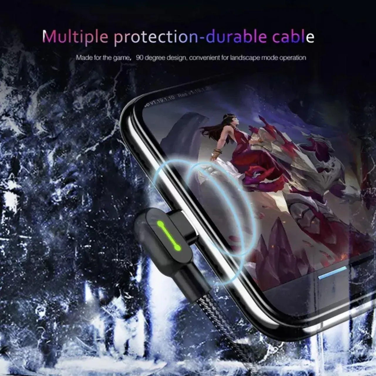 Mcdodo Fast Usb Cable Heavy Duty Charging Syn Charger Type-C 90 Degree Angle - 3m — image 6