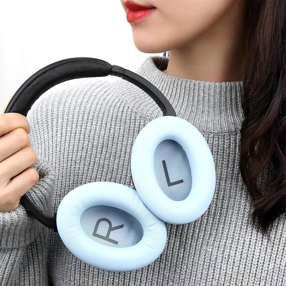 Pair of Replacement Ear Pads for Bose QC45 Headphone Ear Cushions Blue — image 2