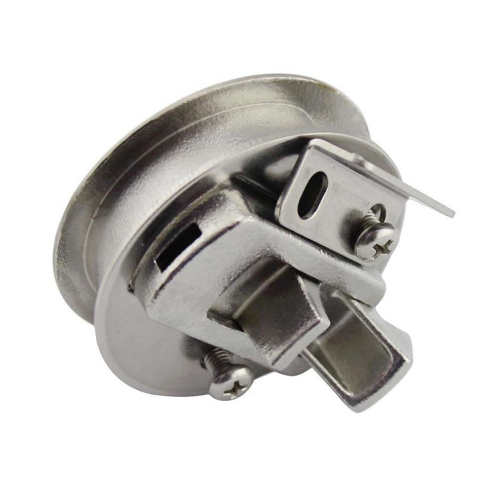 Boat Latches Marine Boat Latches Stainless Steel 2", 1Pcs Latch Hatch Round Pull Marine Boat Flush Pull Hatch Latch Suitable for Boats, Yachts, Car, Trailer โ image 2