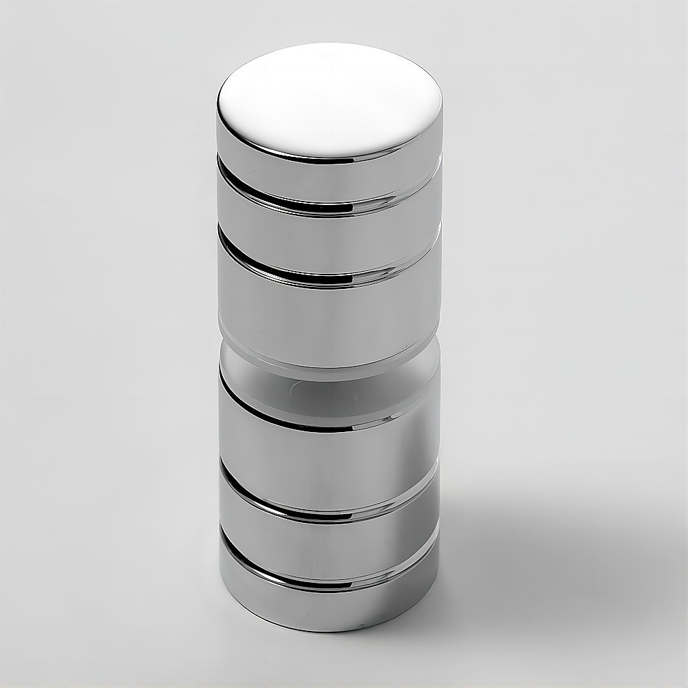 Brass Shower Door Round Knob Handle in Chrome — image 3