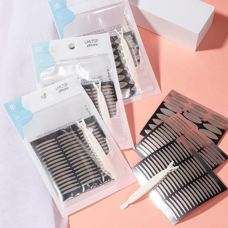 Eyelid Tape Stickers 120Pcs Natural Invisible- Adhesive Eye Lift Strips Tool - M-120PCS โ image 4