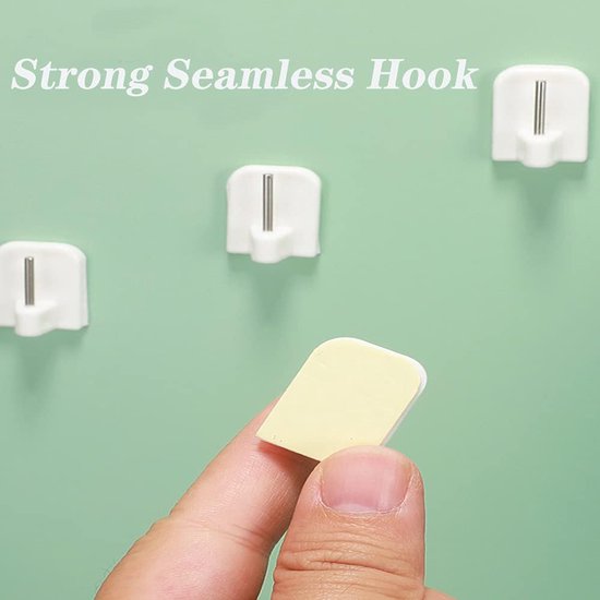 Self-adhesive key hooks - 10 pieces โ image 2