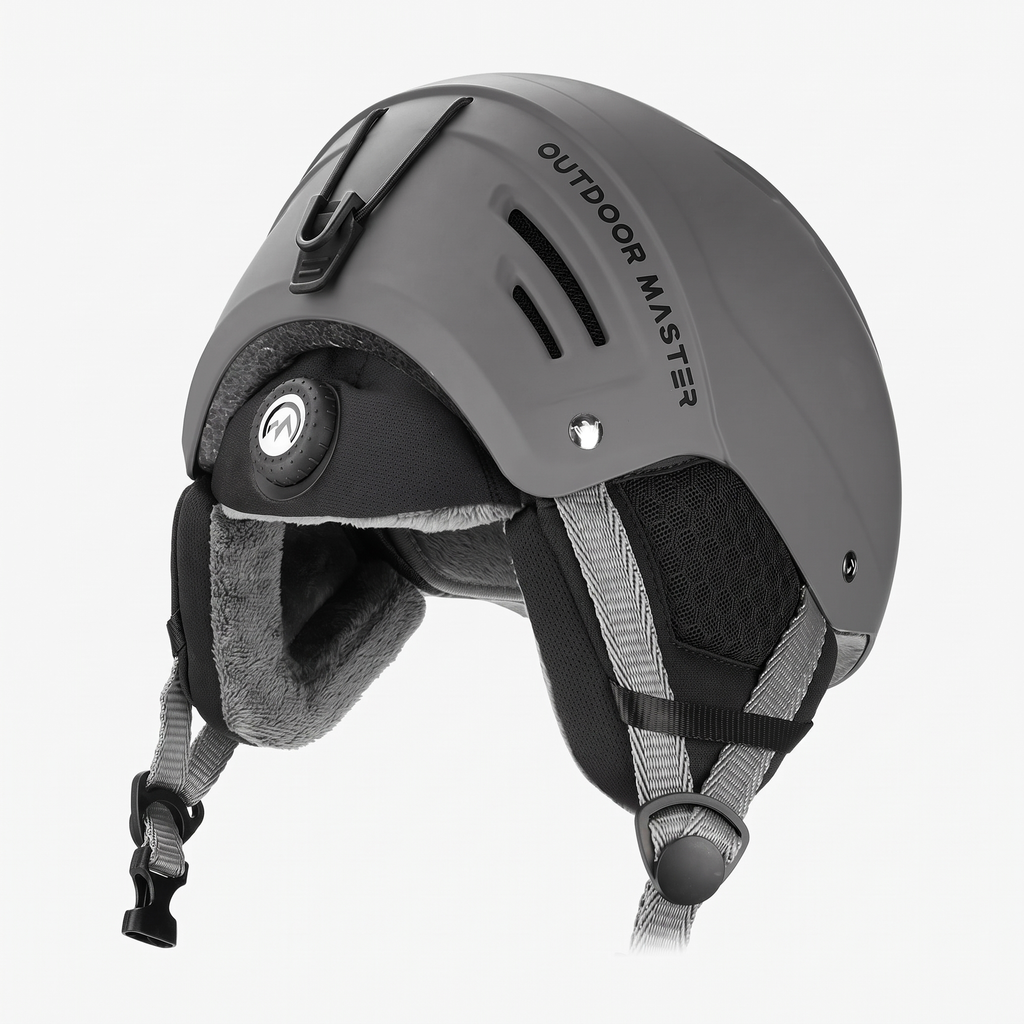 OutdoorMaster Kelvin II Ski Helmet - Snow Sport Helmet Snowboard Helmet for Men Women & Youth Grey M — image 2
