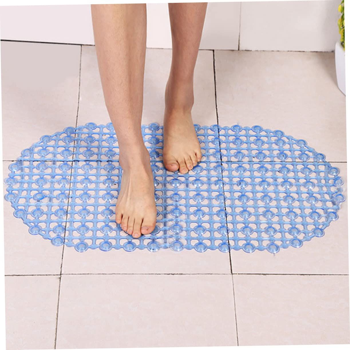 Slip Rubber Backing Washable Quick Dry Shower Mat Multicolored Water Absorption Mat Bathroom Rugs for Bathroom Floor Rugs — image 4