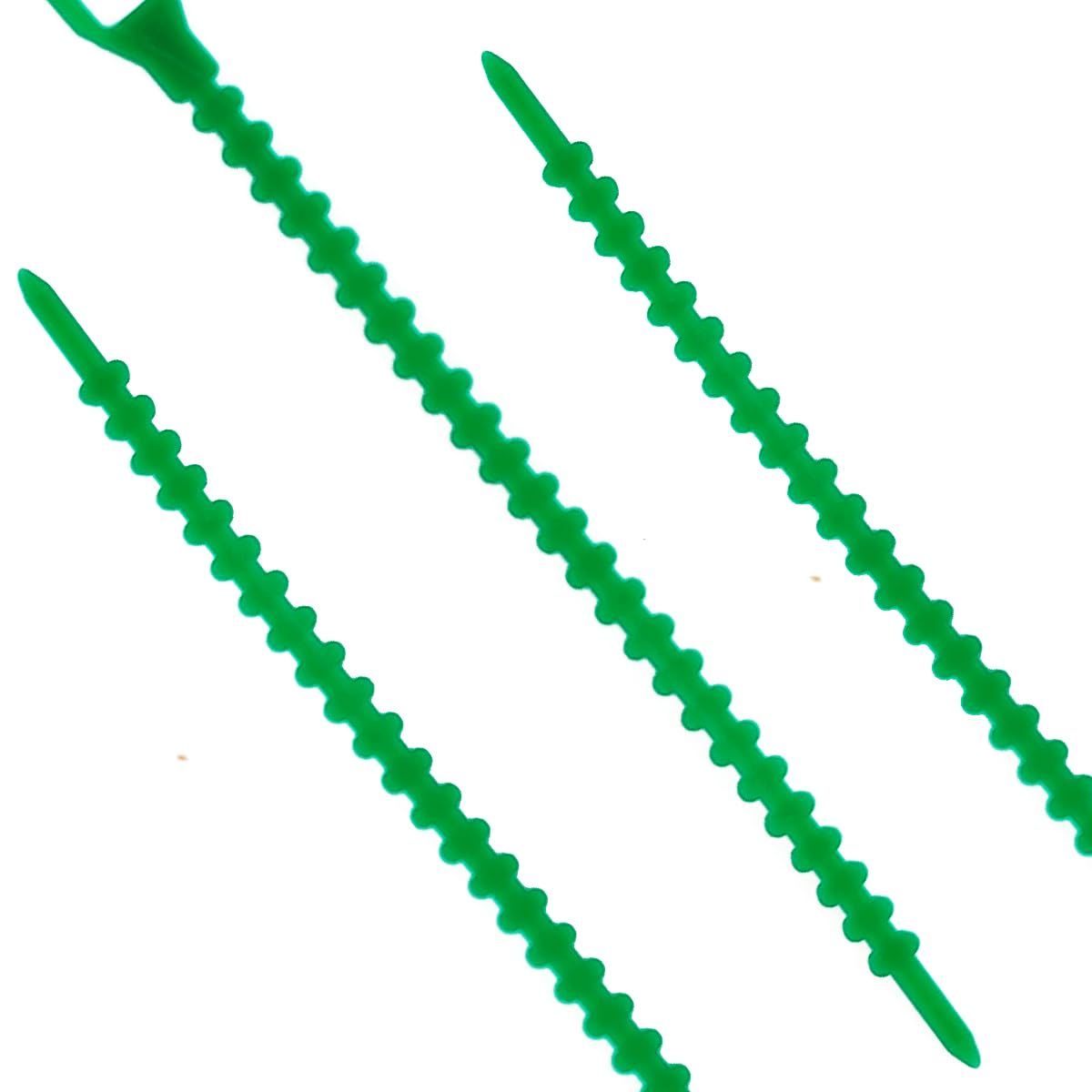 green multifunctional sturdy garden plant ties — image 3