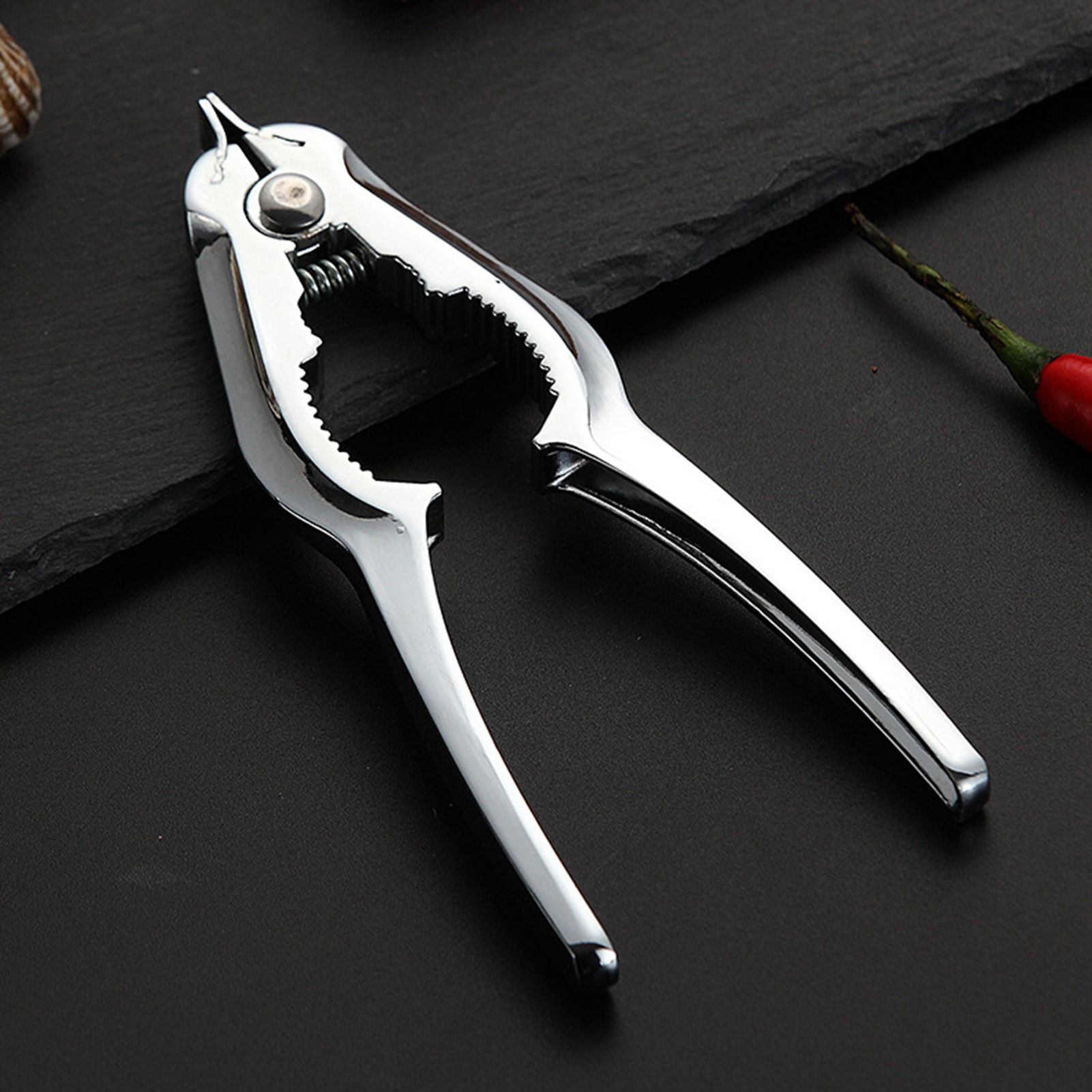 Blood Clam Opener Crab Pliers Nut Cracker Multi Functional Tool for Kitchen Shellfish Food — image 2