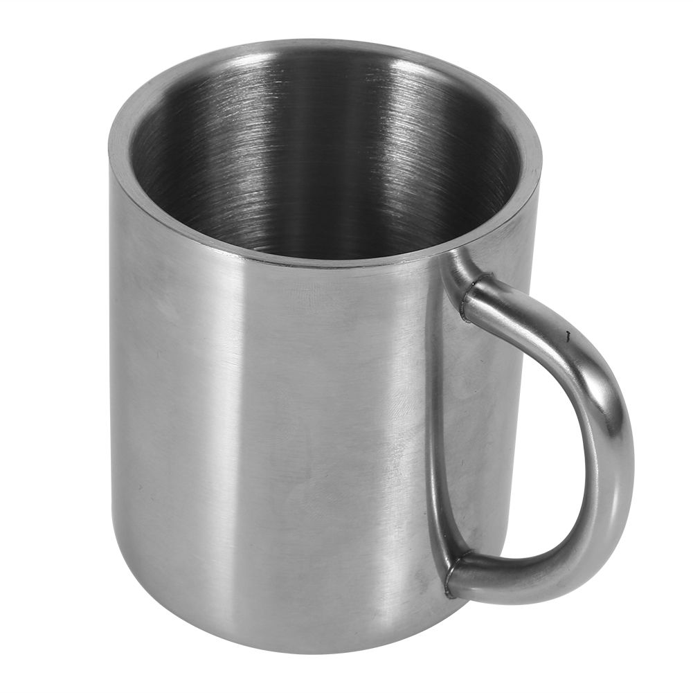 Portable Student Stainless Steel Double Wall Mug Travel Camping Coffee Tea Milk Cup Durable โ image 3