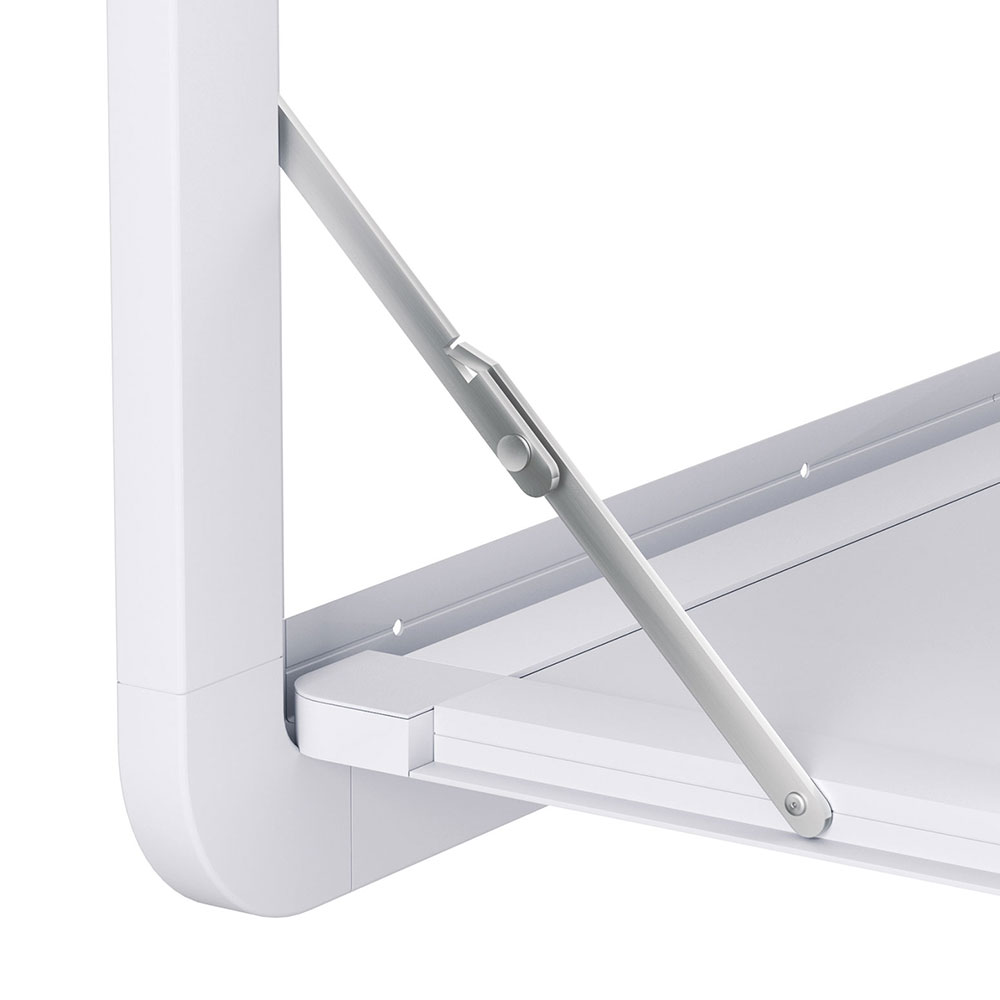 Weisshorn Caravan Table 800 × 450mm Folding Lockable White — image 4