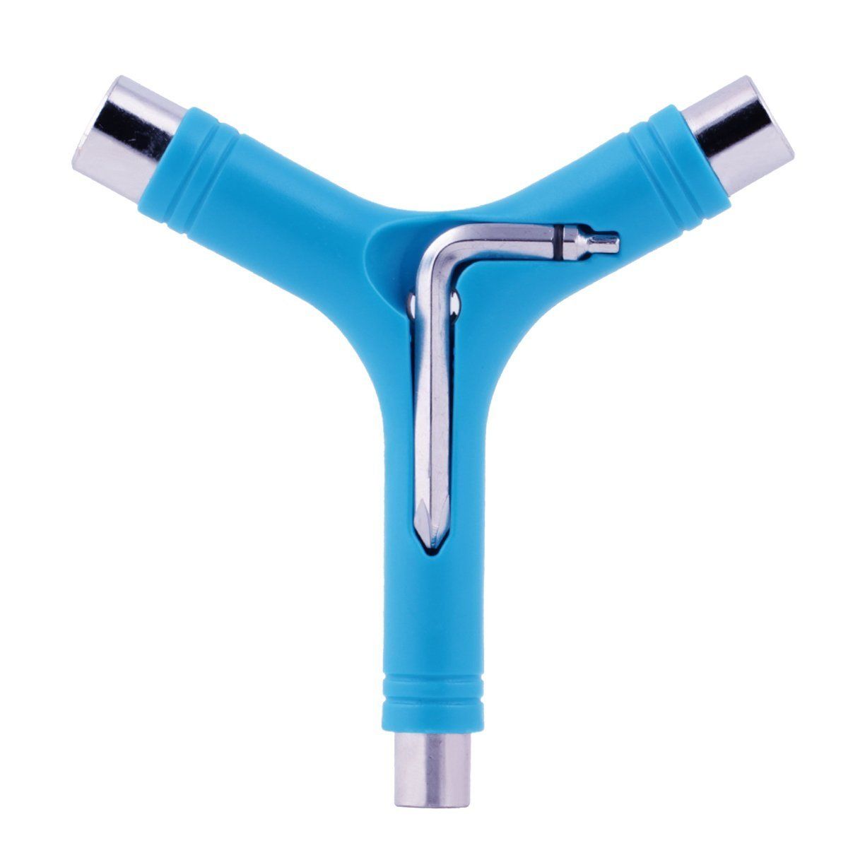 All in One Skate T/Y Tool Skateboard Tool, Multi-Function and Portable Skate Tool for and Longboard Screwdriver