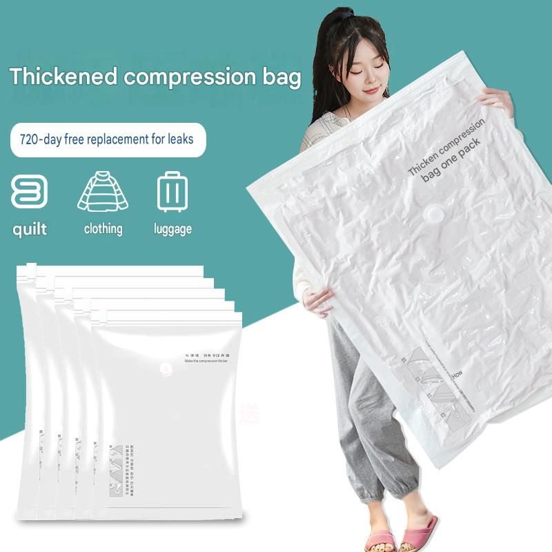 Vacuum Compression Storage Bags – 5-Pack, Space-Saving Bags for Home Organization