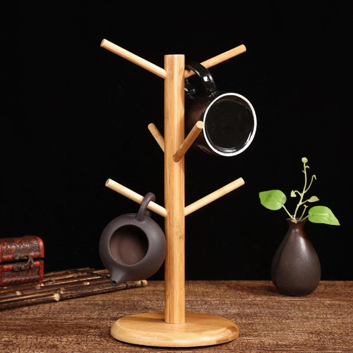 Household Cup Holder Water Cup Rack Drain Storage Coffee Mug Glass Hanger — image 4