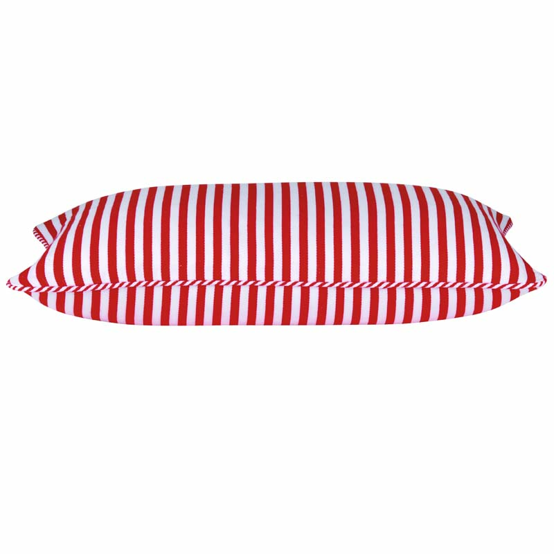 Pack of 4 Dandi Red & White Rectangle Cushion Covers โ image 2