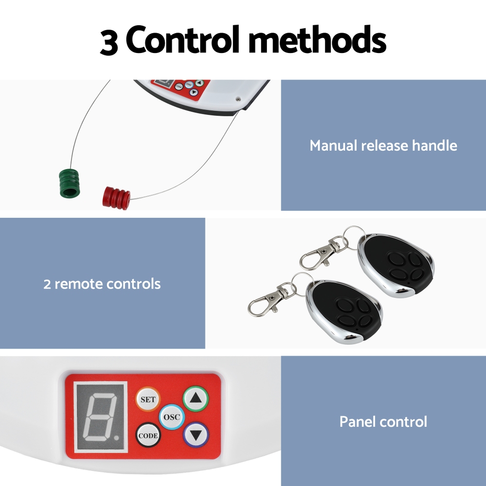 UL-tech Garage Roller Door Opener 800N Motor Auto Safety Reverse 220V โ image 6