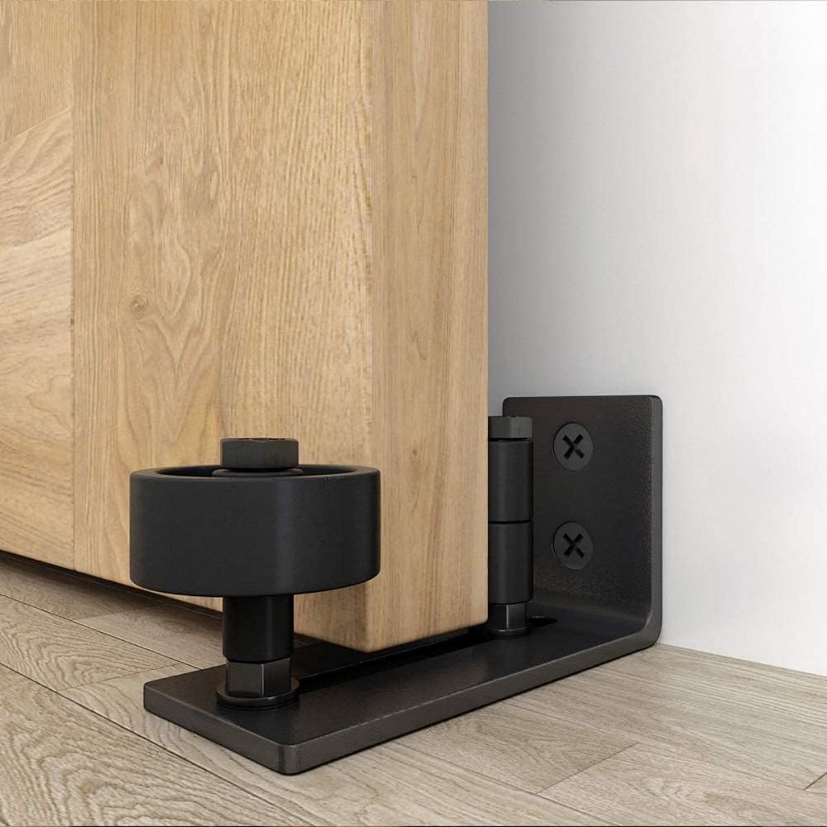 Sliding door system - Adjustable floor guide - Sliding door hardware - Floor guide roller - Door guide - Door guidance - Noise reduction - With wheel sliding — image 3