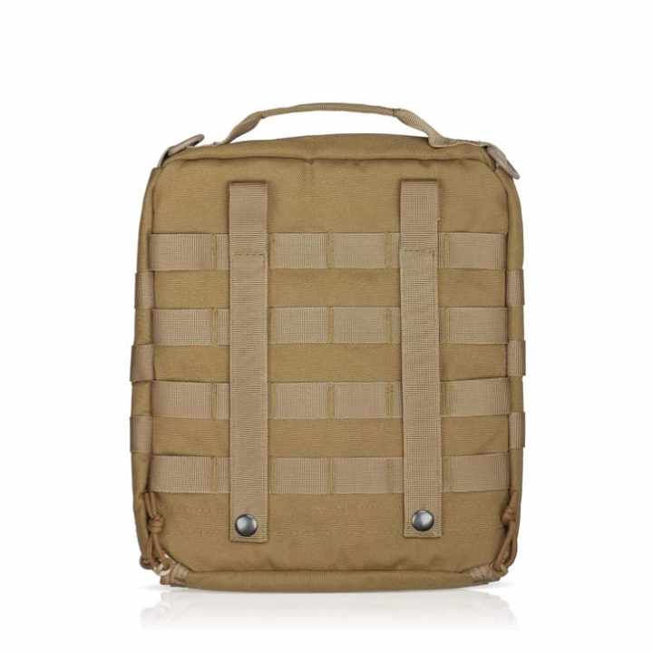 Black Tactical Helmet Bag & Utility Pouch - Padded MOLLE Gear Storage Carrier — image 6
