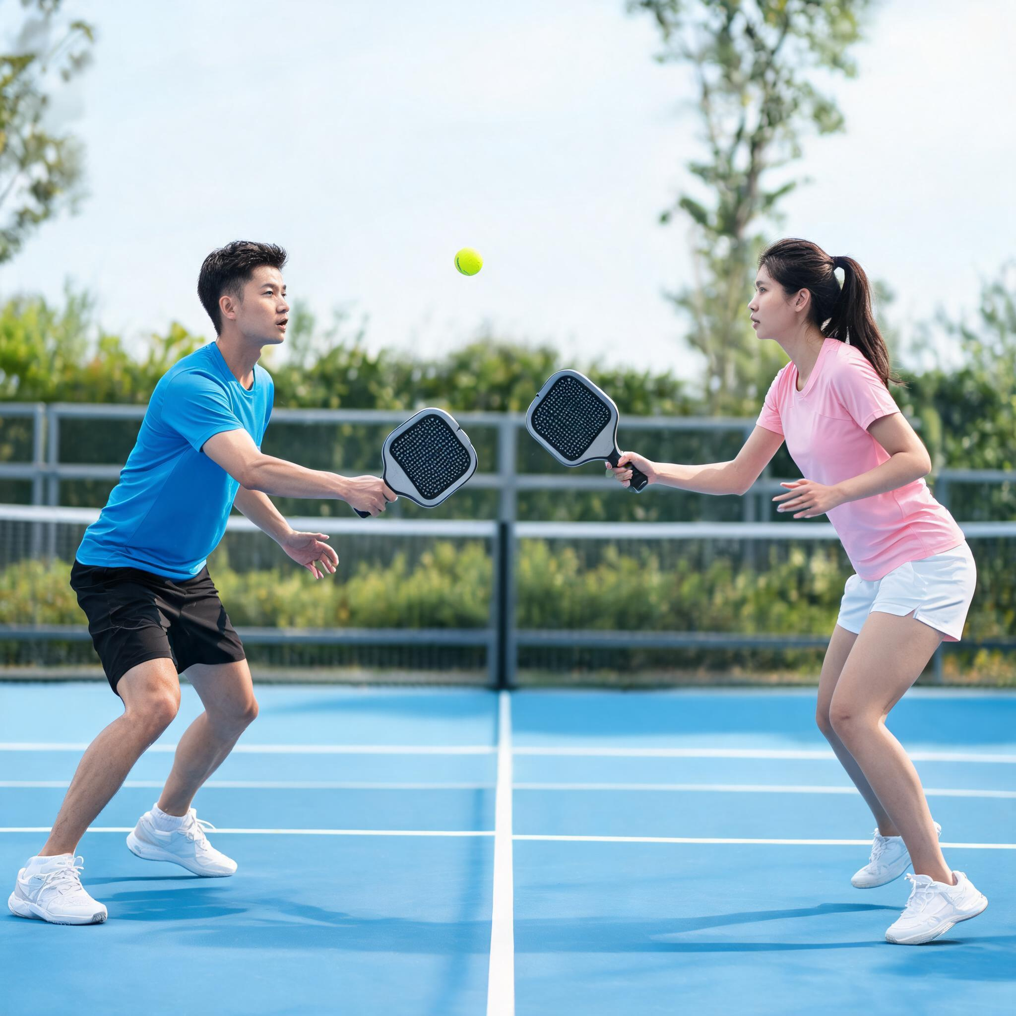 Rose red Pickleball Balls Set - 6 Piece 40 Hole Outdoor Indoor Pickleball Match Balls โ image 4