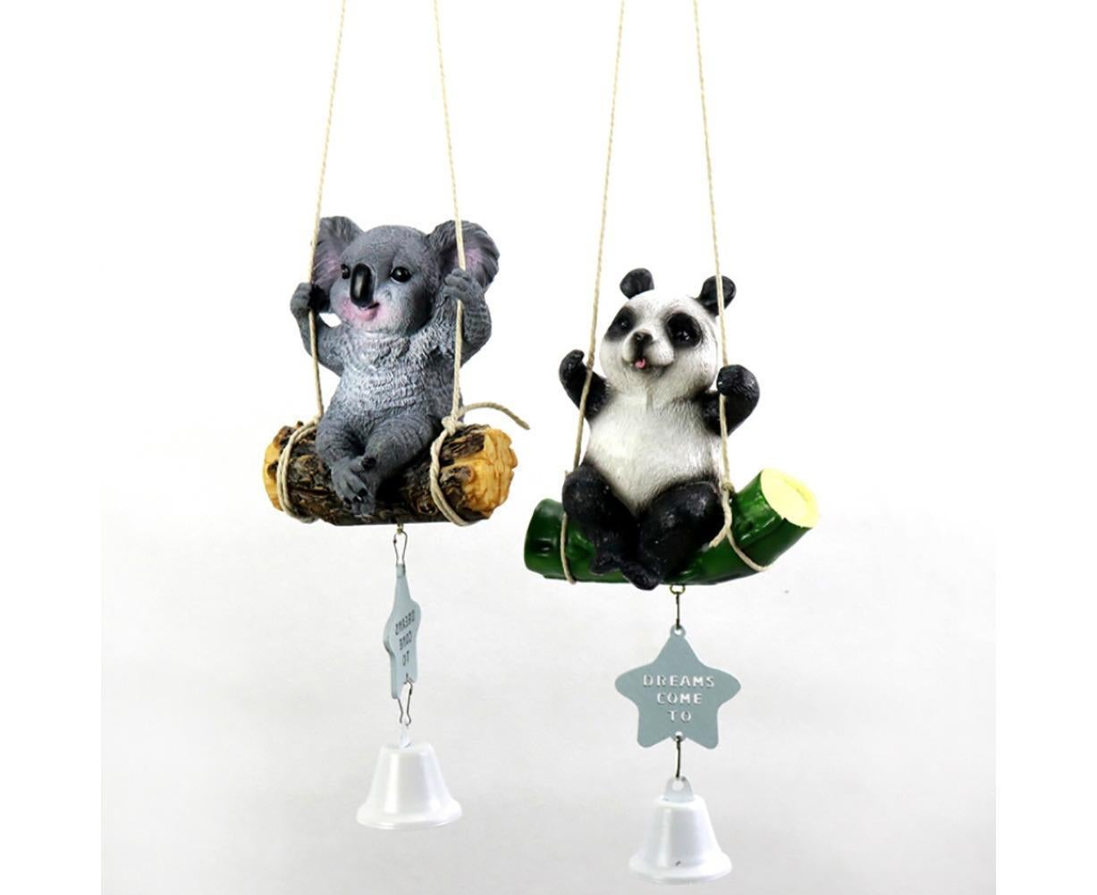 Cute Swing Panda Sloth Wind Chimes Home Door Window Balcony Hanging Bell Decor-Sloth — image 4