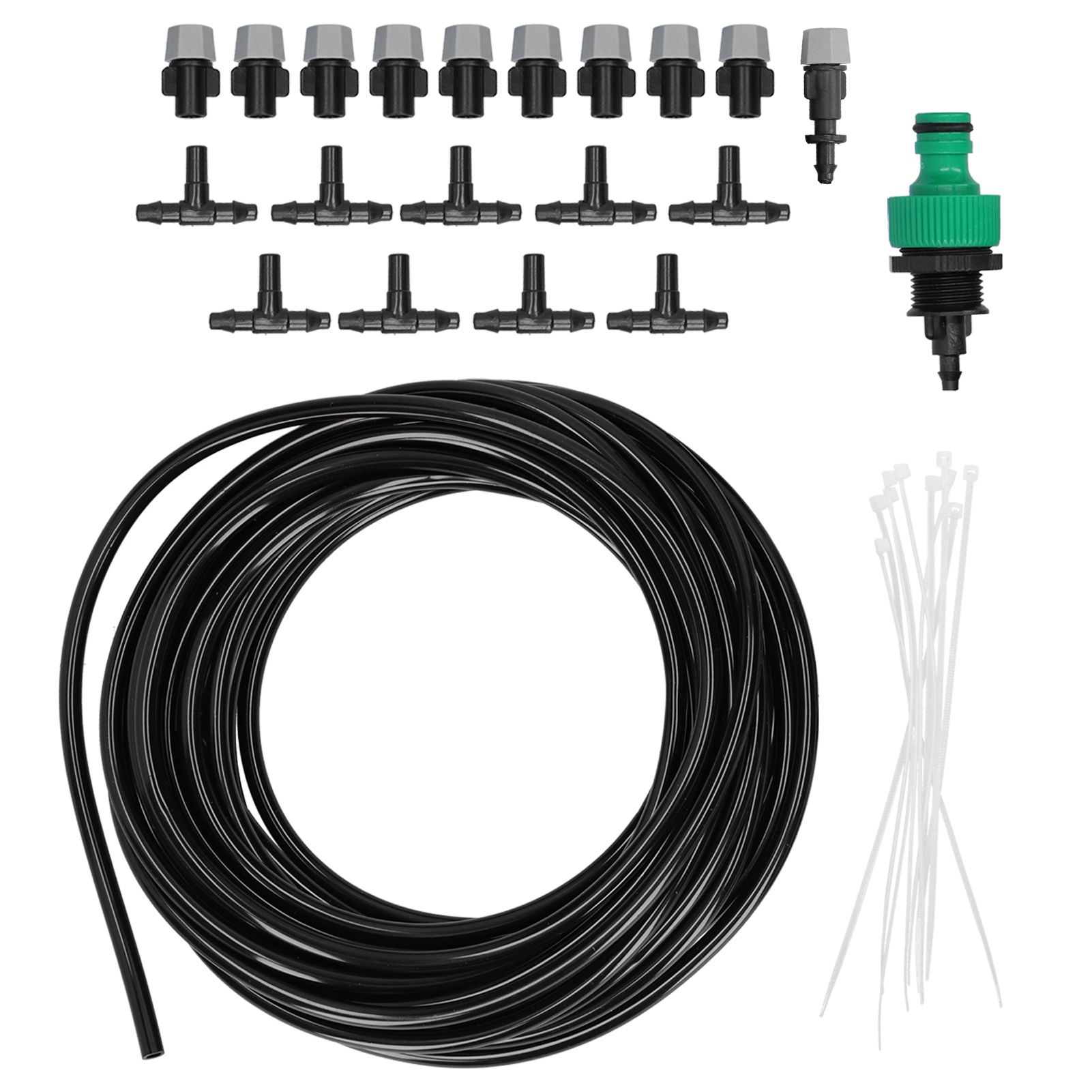 Automatic Garden Water Misting Cooling System Sprinkler Nozzle Hose Micro Irrigation Set β image 6