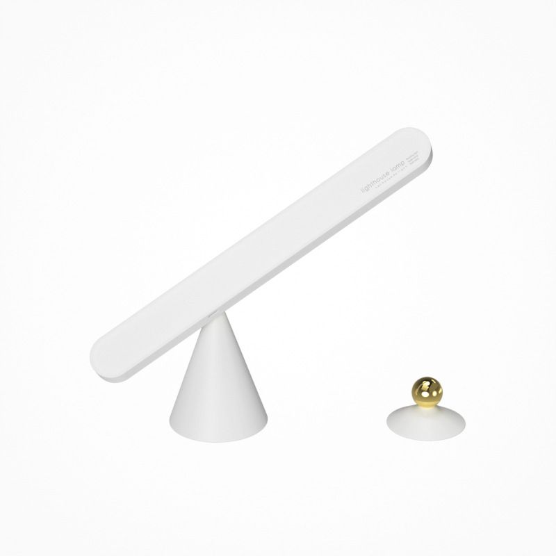 Levitating Lamp, 360 Degree Rotating Magnetic Table Light 3 Levels Brightness 3 Color Temperature 800mAh USB Rechargeable