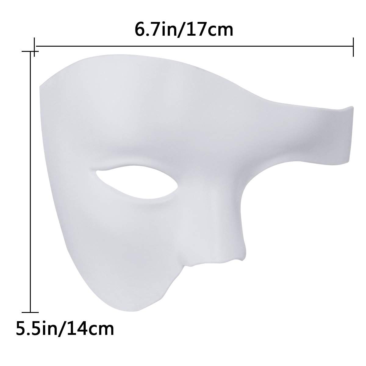 Men's Phantom Of The Opera Vintage Design Venetian Carnival Masquerade Mask Well-made with intricate design — image 2