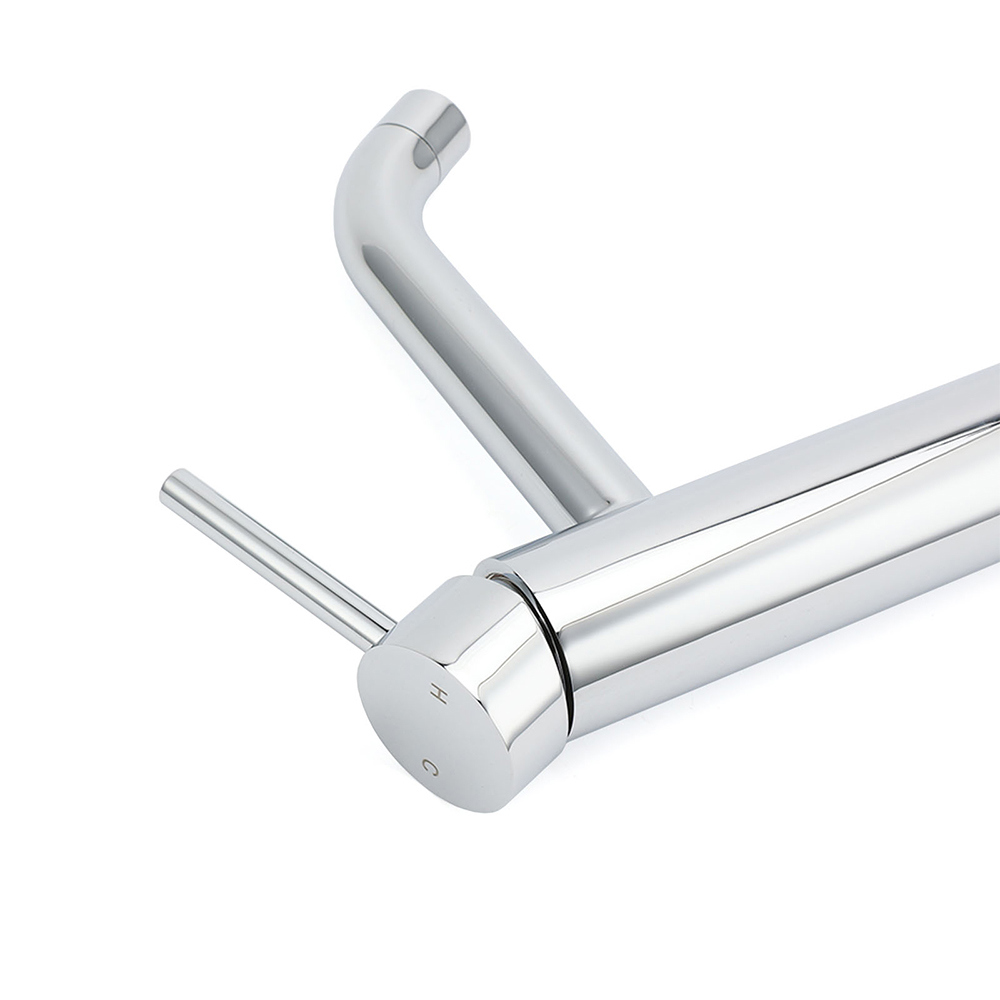 WELS Chrome Tall Basin Kitchen Laundry Mixer Vanity Sink Faucet Tap Curve Outlet โ image 5