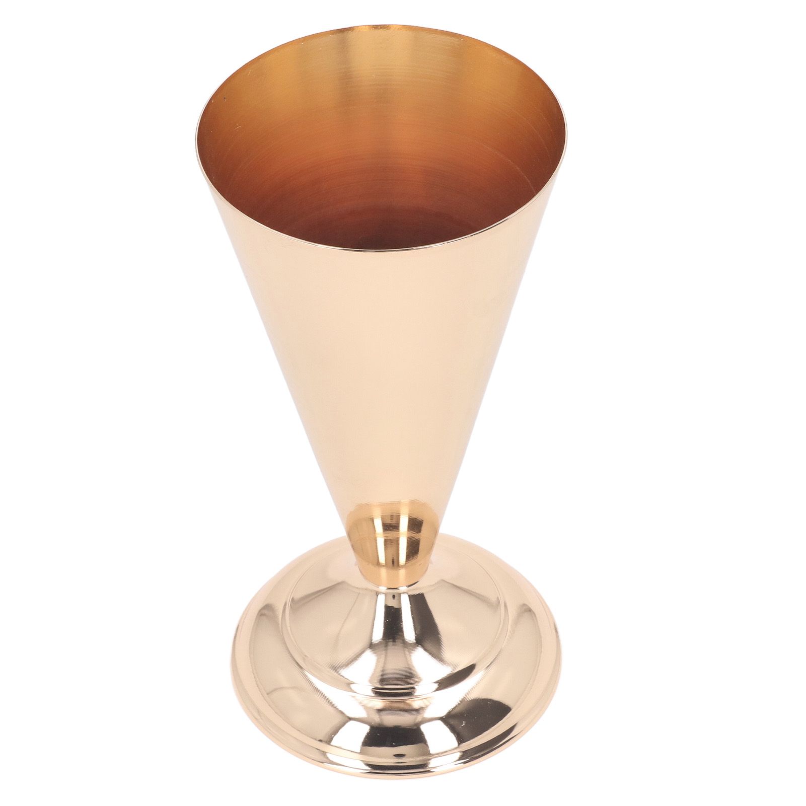 Golden Iron Vase European Style Exquisite Decorative Vintage Flower Vase for Wedding Hotel Party Home 12x26cm / 4.7x10.2in โ image 3