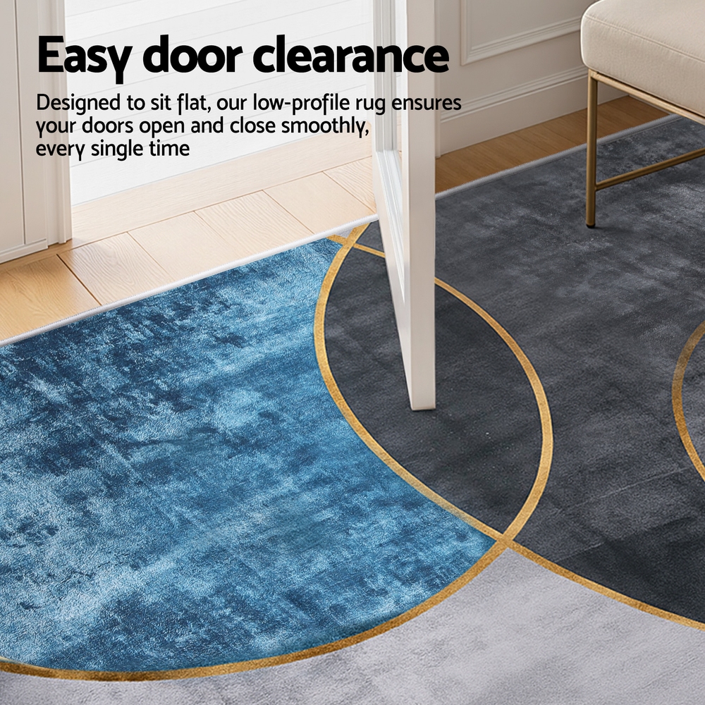 Artiss Washable Floor Rug 160 × 230cm Large Geometric Area Rug Modern Floor Carpet — image 5