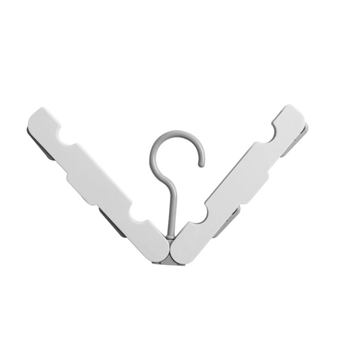 Folding Clothes Rack - Hanging Clothes Rack - Portable Folding Hanger with Hook - Ideal for Travel, Campers, Travelers and Small Spaces - Two-Piece Pack