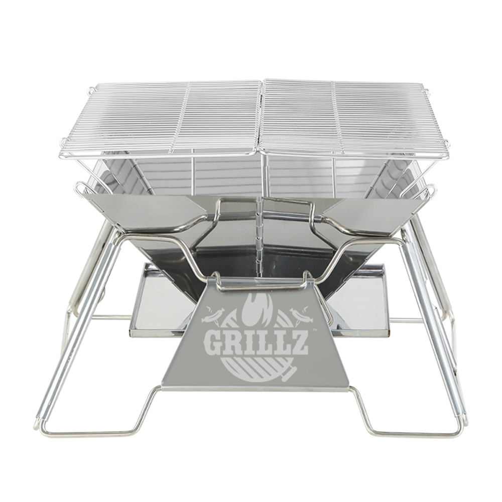 Grillz Fire Pit BBQ Grill with Carry Bag Portable โ image 3