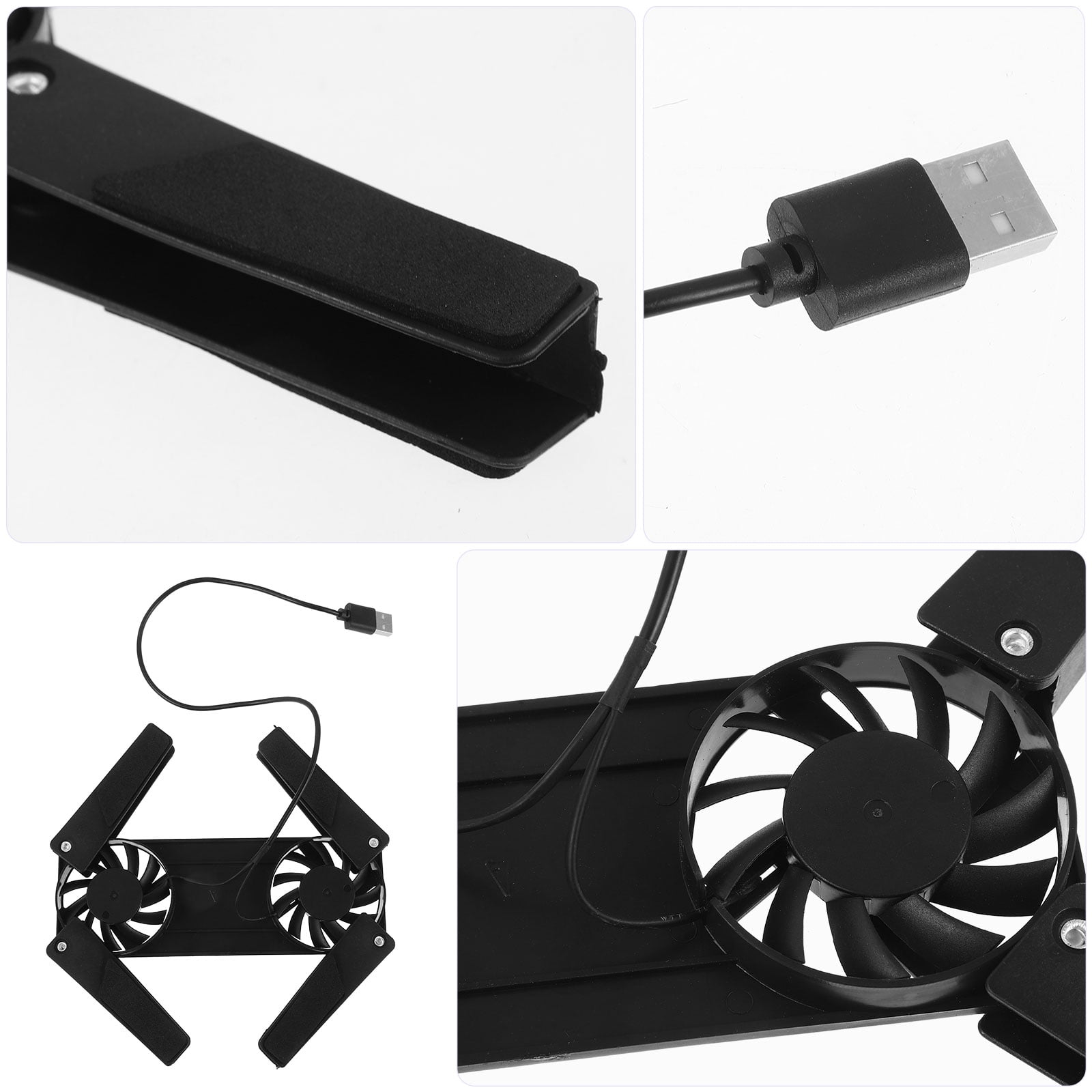 Laptop Cooling Pad with Fan, Notebook Cooler Radiator Ventilation, Black, Efficient Heat Dissipation โ image 6