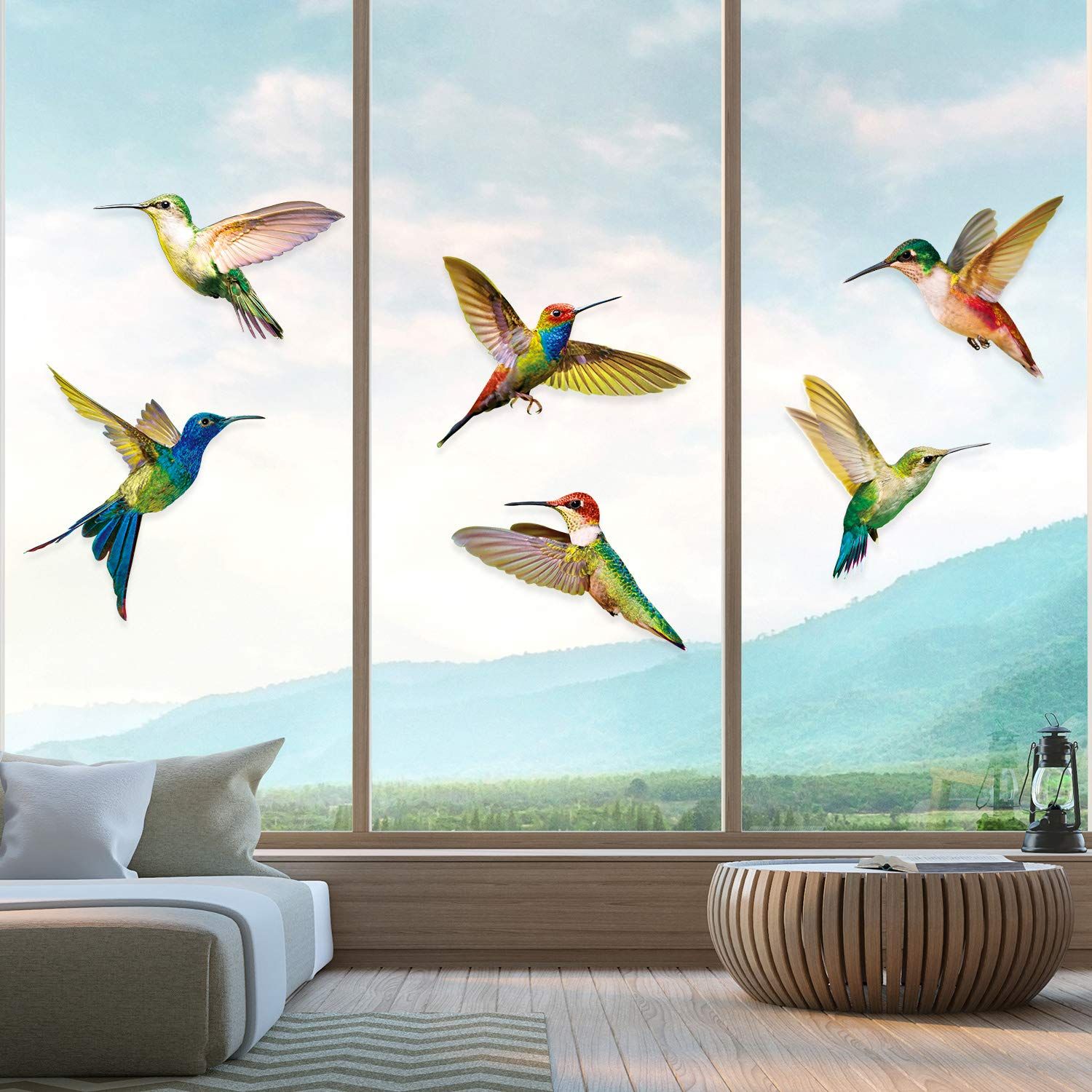 Hummingbird Window Clings Anti-Collision Window Clings Decals to Prevent Bird Strikes on Window Glass Hummingbird Stickers โ image 5