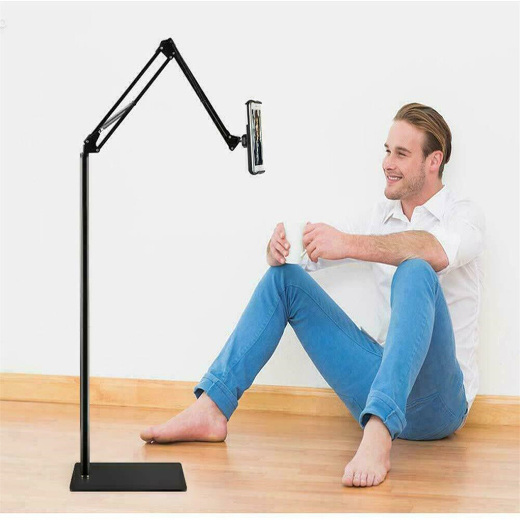 360 Tablet Floor Stand Adjustable 5-12.9 Inch Overhead Phone Desktop Holder — image 2