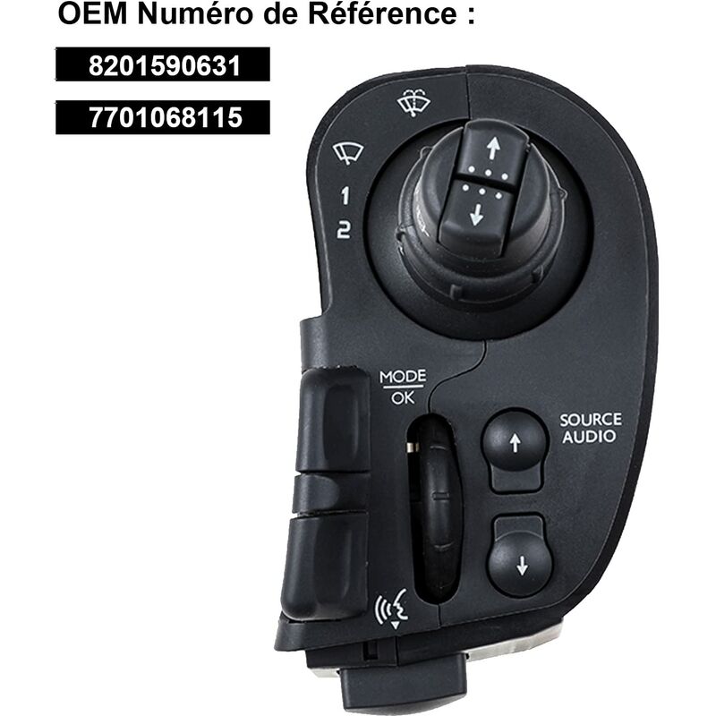 Comodo Wiper For Clio 3 Modus Kangoo 2 Radio Control Turn Signal 7701068115 8201590631 — image 2