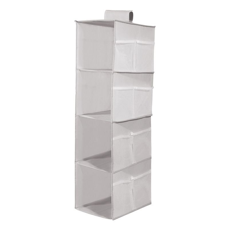 Hanging Closet Organizer and Storage 4-Shelf Shelves Wardrobe Clothes Organization Closets Shelf Multi-layer (3pcs) — image 3
