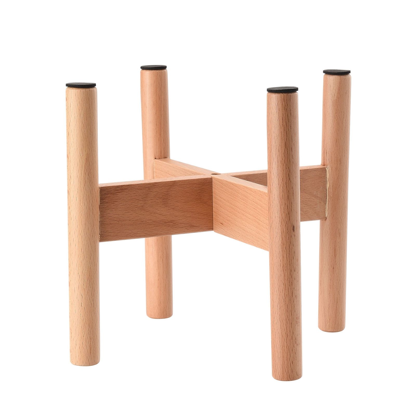 Plant Stand Wood 20cm Height 18cm Inner Diameter Floor Flower Pot Holder โ image 3