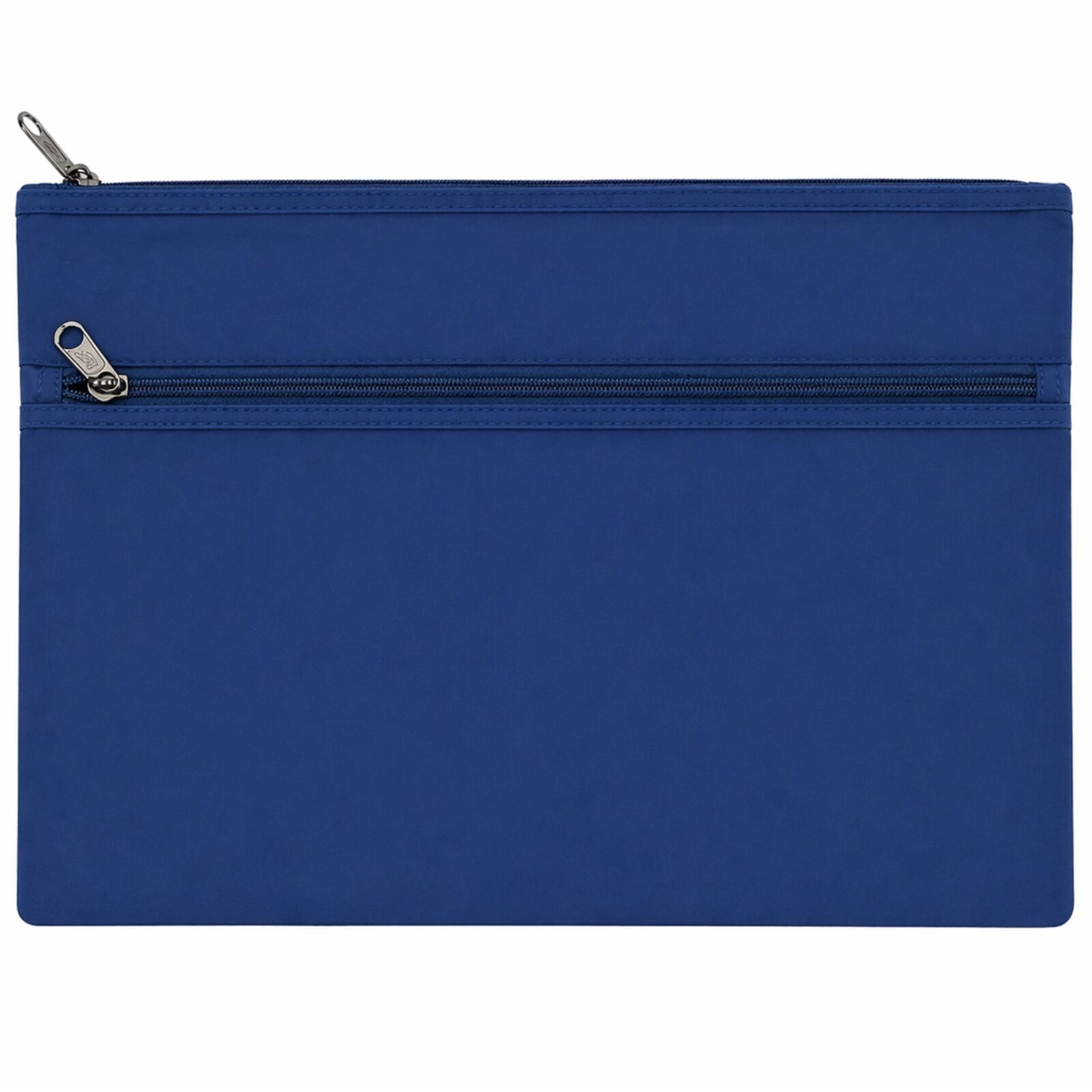 Leuts Jumbo Pencil Case Zip Large Capacity Pen Pouch Compartments - Royal Blue β image 3
