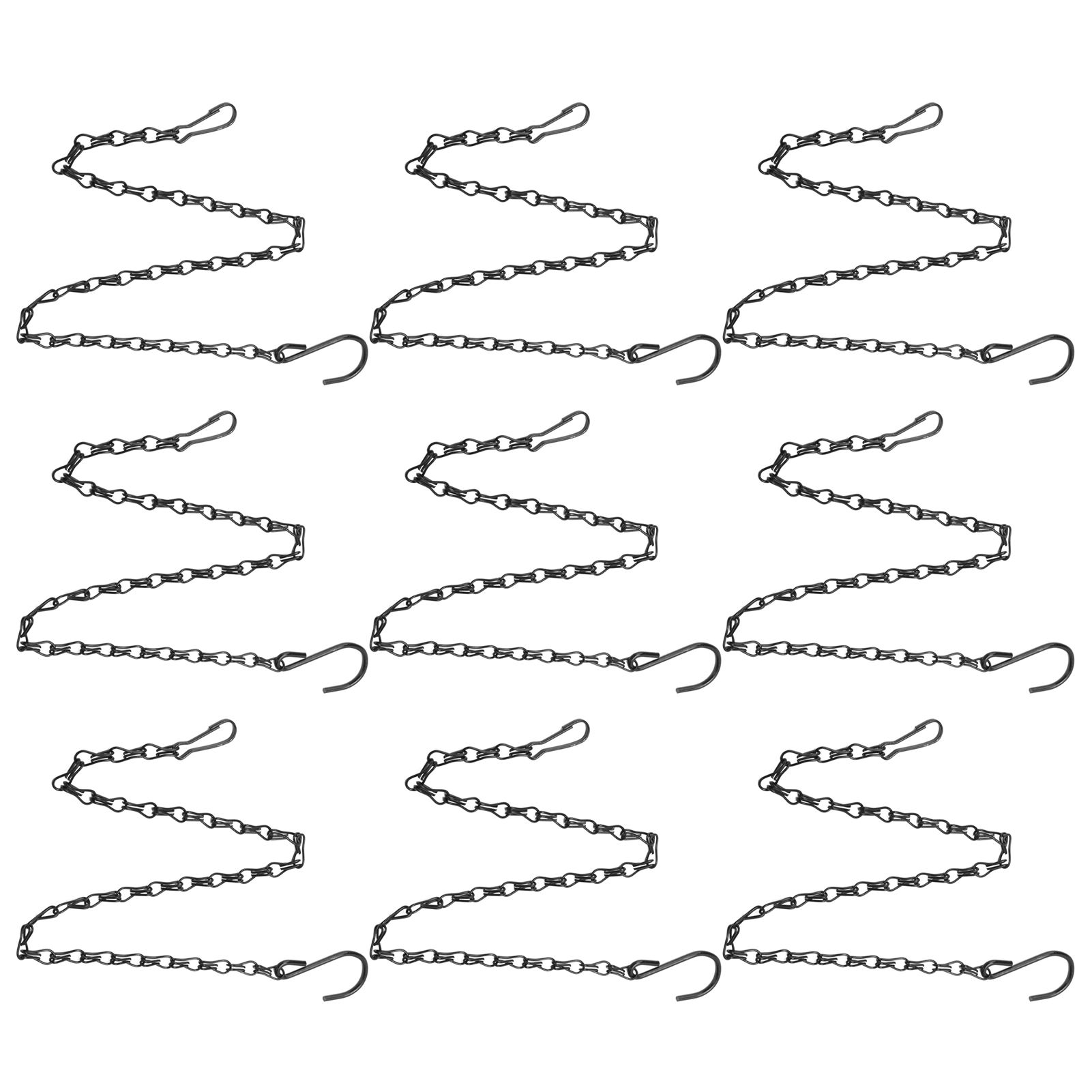 12pcs Plant Hanging Chains with Dual Hooks 58.5cm/23in with Bearing 3000g/6.6lbs for Garden Flower Suspension — image 5