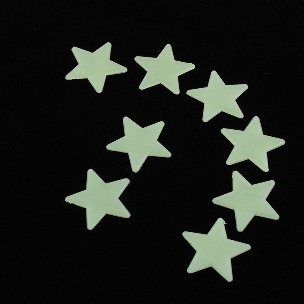 100pcs 3D Wall Glow In The Dark Star Stickers Decal In Baby Kid Nursery Bedroom โ image 5