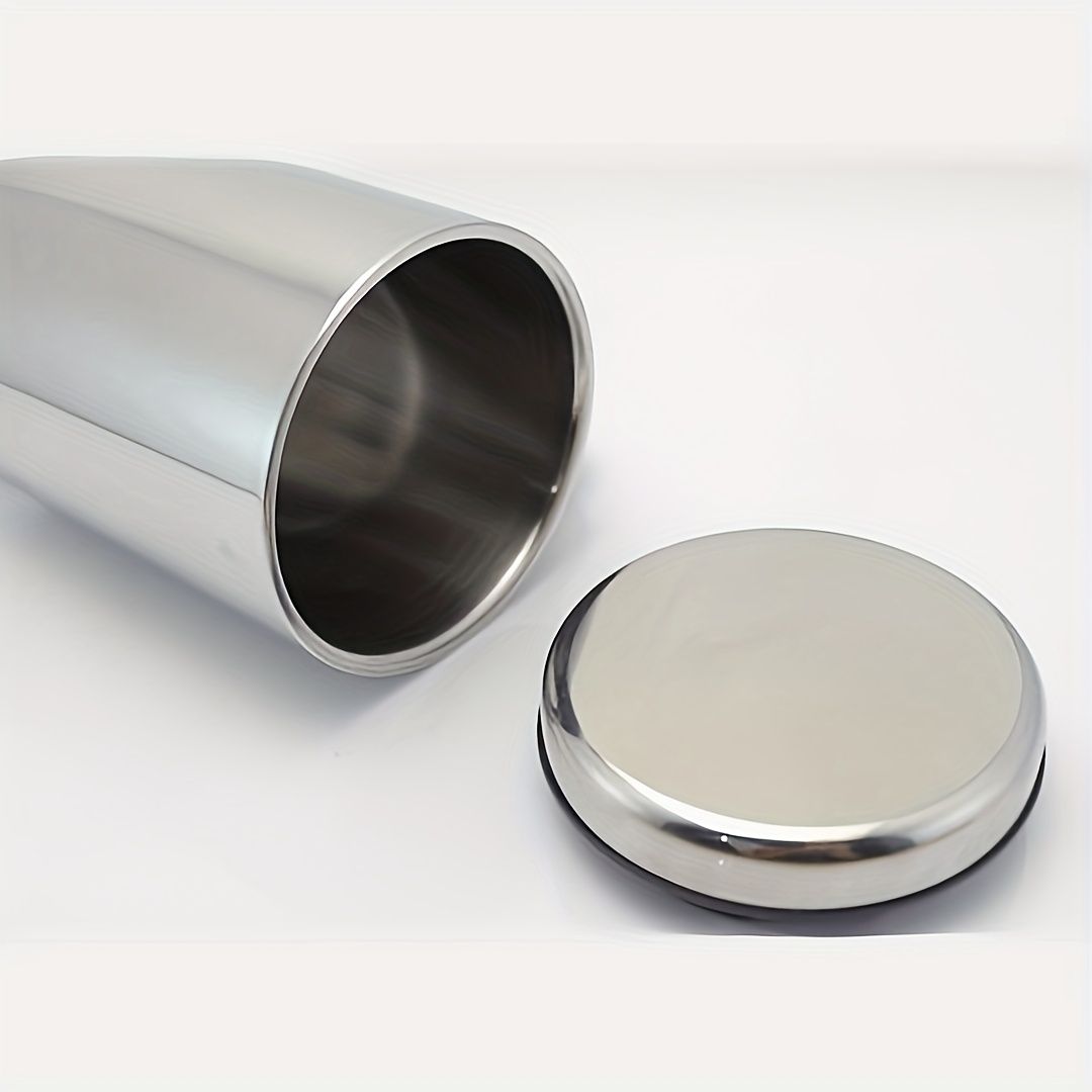2pcs (1 Cup + 1 Lid) Heavy-duty Stainless Steel Tea Cup, Capacity 12.11oz 2pcs (Cup + Lid) 358ml/12.1 OZ — image 5