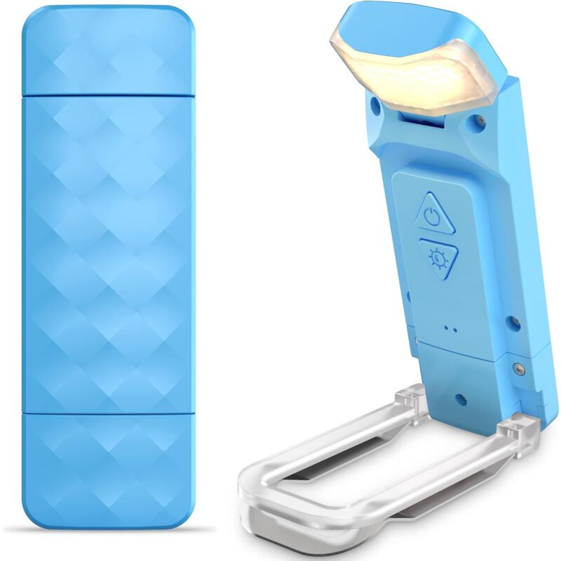 Rechargeable Book Light, Portable Book Light For Reading, 3 Color Temperatures And 5 Brightness Levels, Gift For Kids