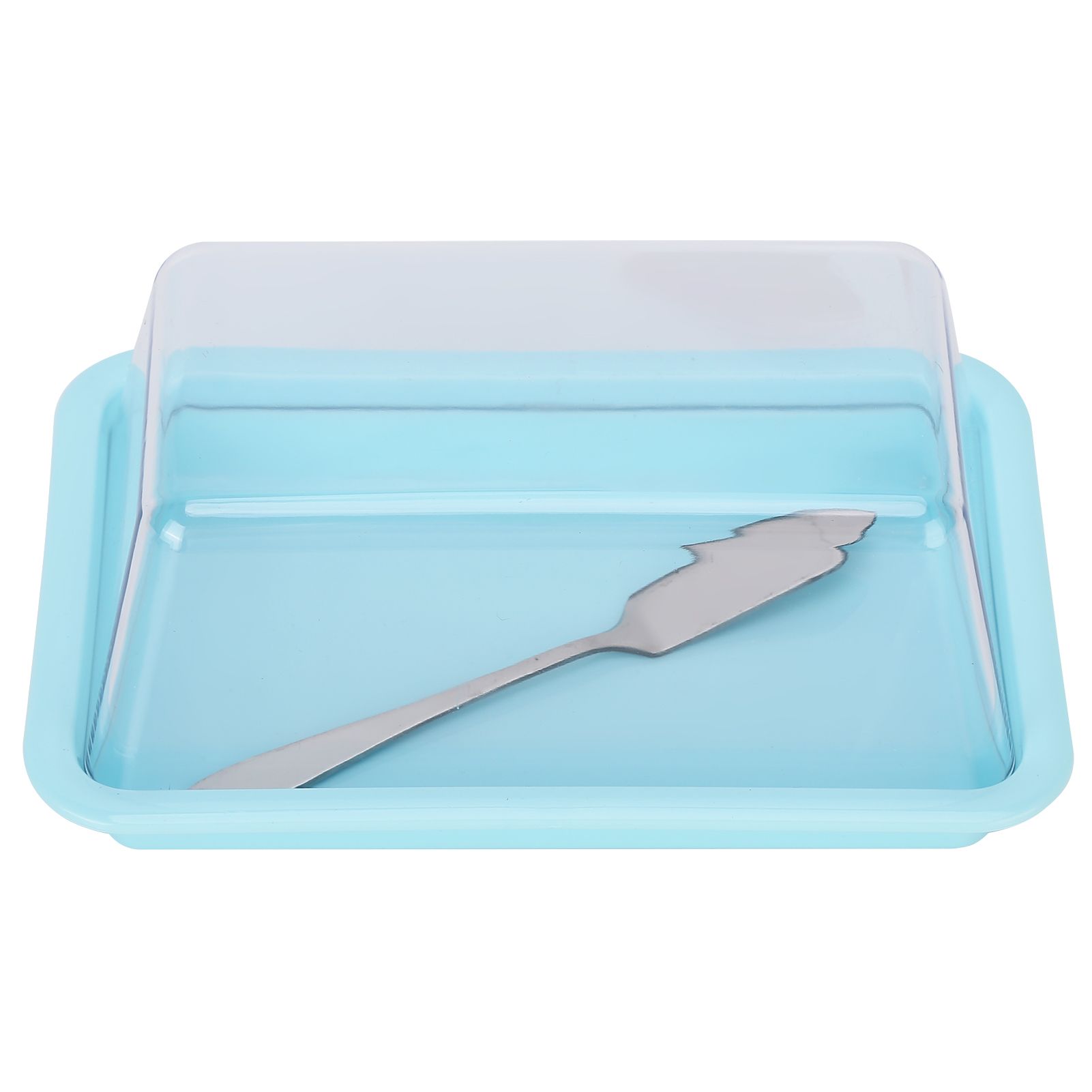 Rectangular Butter Cutting Box with Lid Portable Butter Storage Box for Home KitchenBlue โ image 6