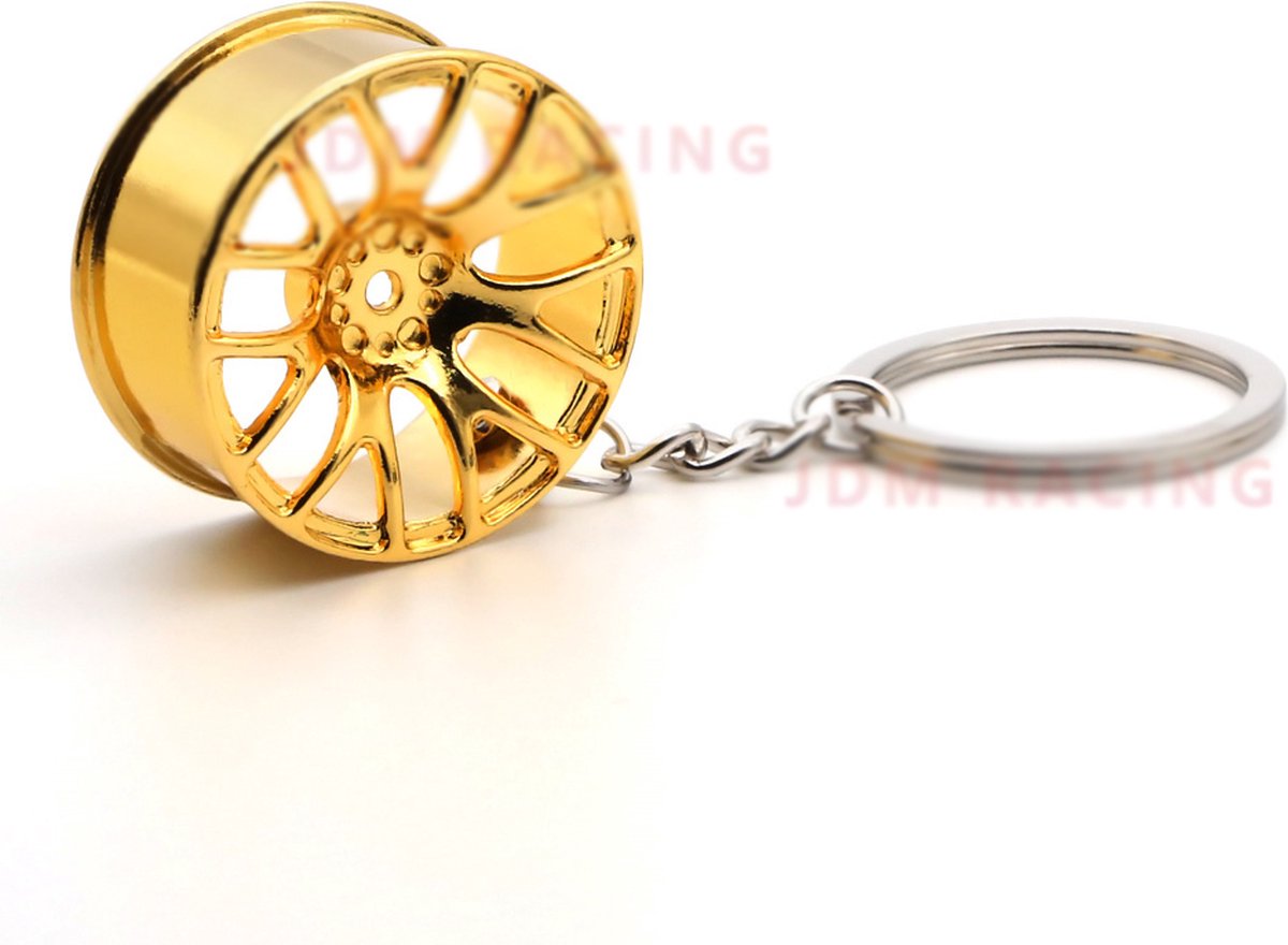 Rim Keychain | Car Key Holder | Rim Keychain | Universal | Car Accessories | Gold — image 2